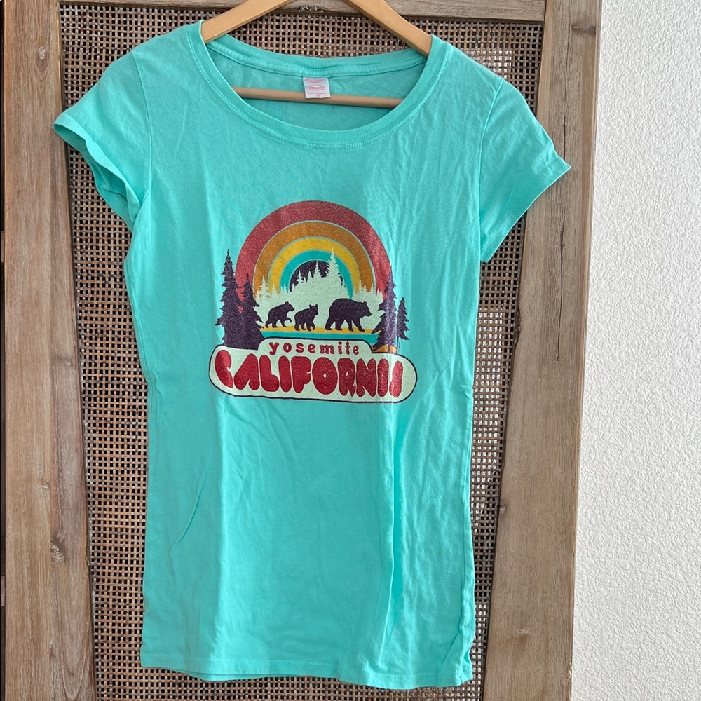 💚💚BUY 3 for $15💚💚💚 Yosemite California Women T-Shirt - Teal
